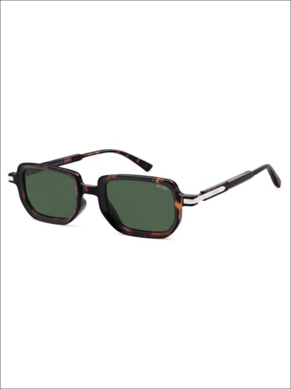 Retro Polarized Rectangle Hexagon Sunglasses UV400 Full Frame Eyewear